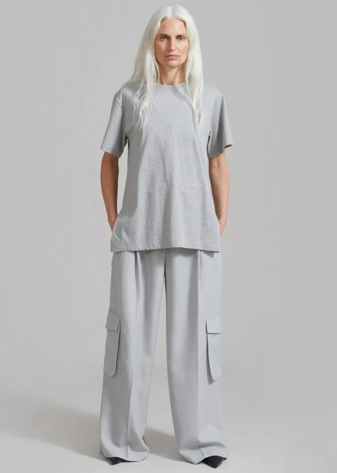 The Frankie Shop Gladys Cargo Pants 8211 Grey Shop Bottoms