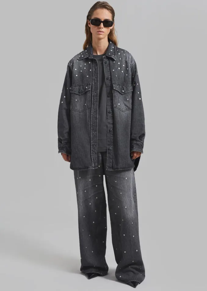 The Frankie Shop Haikure Bethany Pants 8211 Vintage Black Shop Clothing