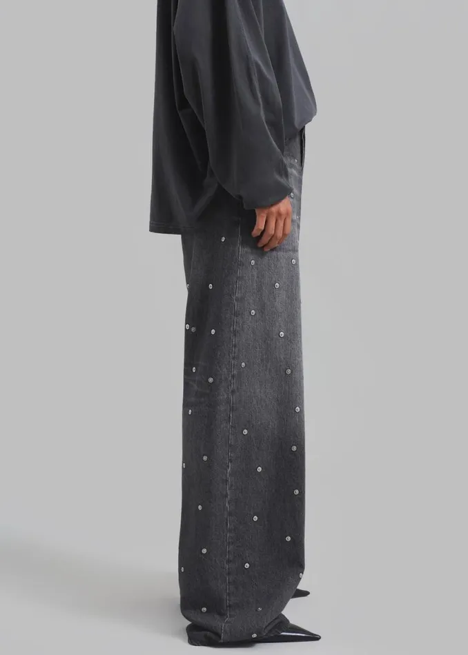 The Frankie Shop Haikure Bethany Pants 8211 Vintage Black Shop Clothing