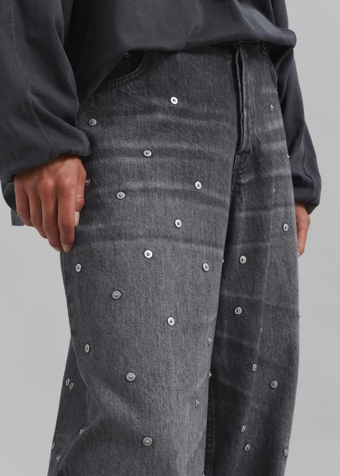 The Frankie Shop Haikure Bethany Pants 8211 Vintage Black Shop Clothing