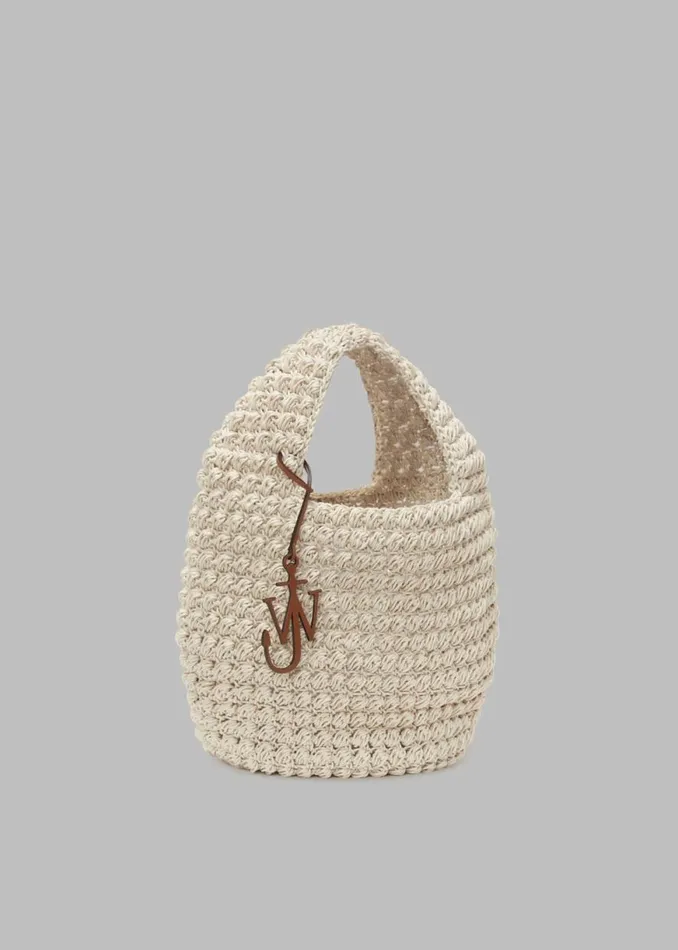 The Frankie Shop JW Anderson Large Popcorn Basket 8211 Natural Shop Accessories