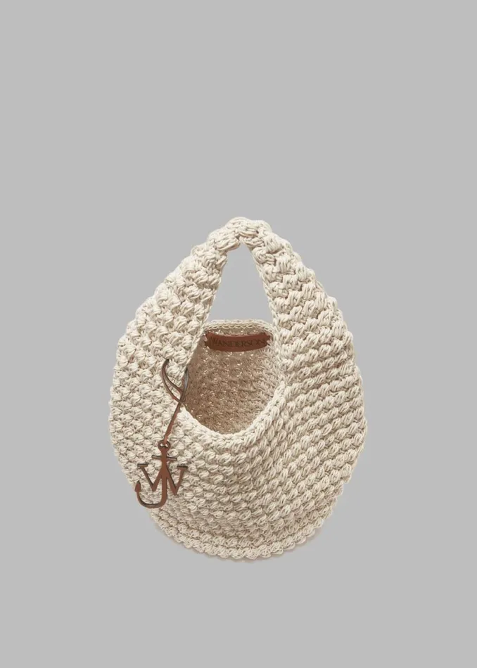 The Frankie Shop JW Anderson Large Popcorn Basket 8211 Natural Shop Accessories