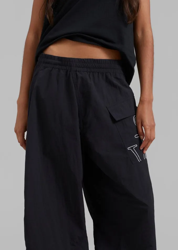 The Frankie Shop JW Anderson Twisted Joggers 8211 Black Shop Clothing