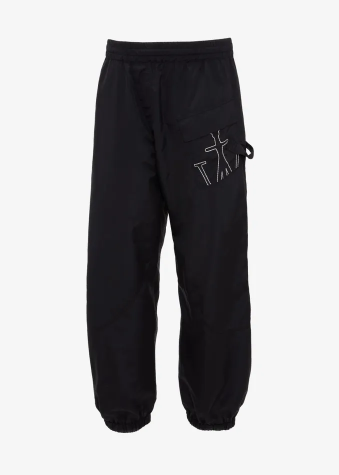 The Frankie Shop JW Anderson Twisted Joggers 8211 Black Shop Clothing