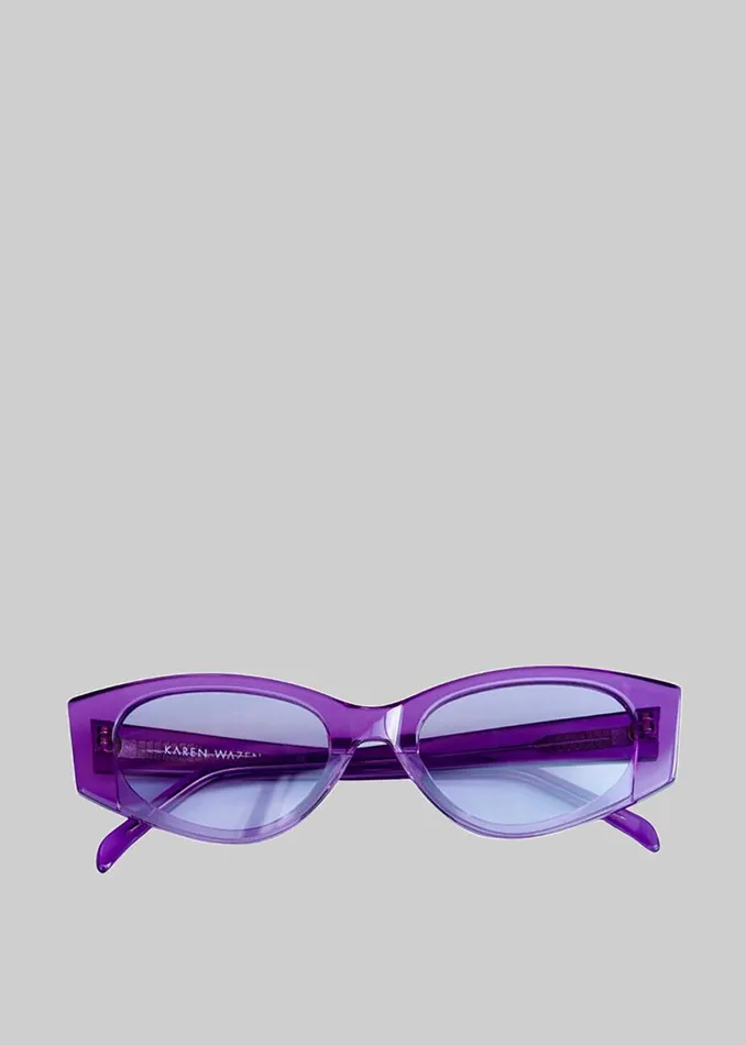 The Frankie Shop Karen Wazen Dixy Sunglasses 8211 Lavendar Shop Accessories