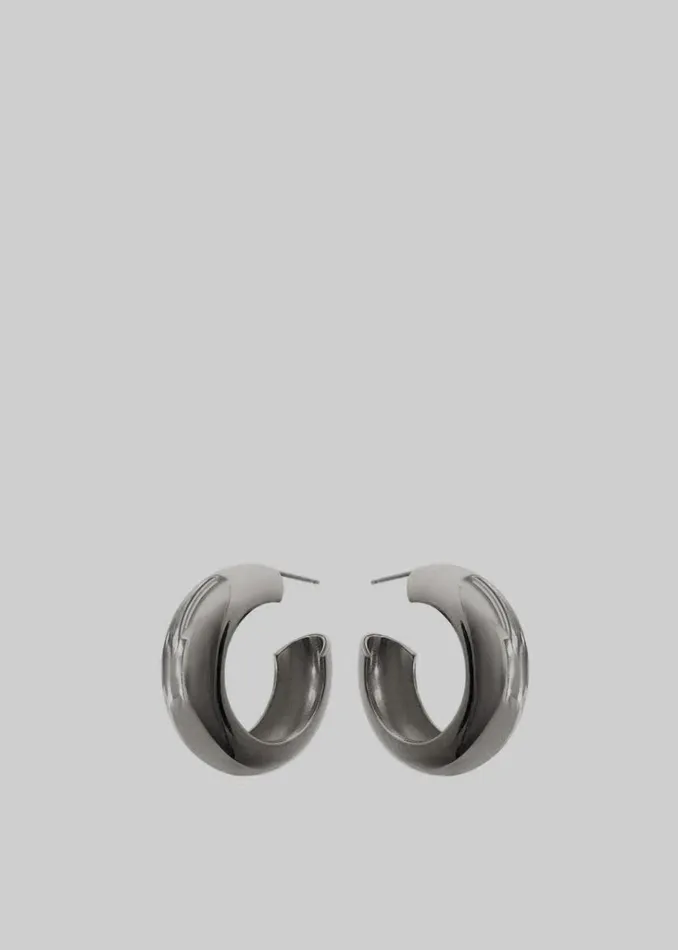 The Frankie Shop Laura Lombardi Cusp Hoops 8211 Silver Shop Accessories