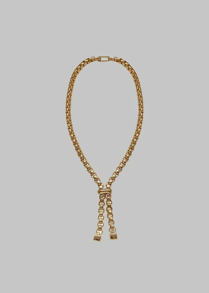 The Frankie Shop Laura Lombardi Martina Necklace 8211 Gold Shop Accessories