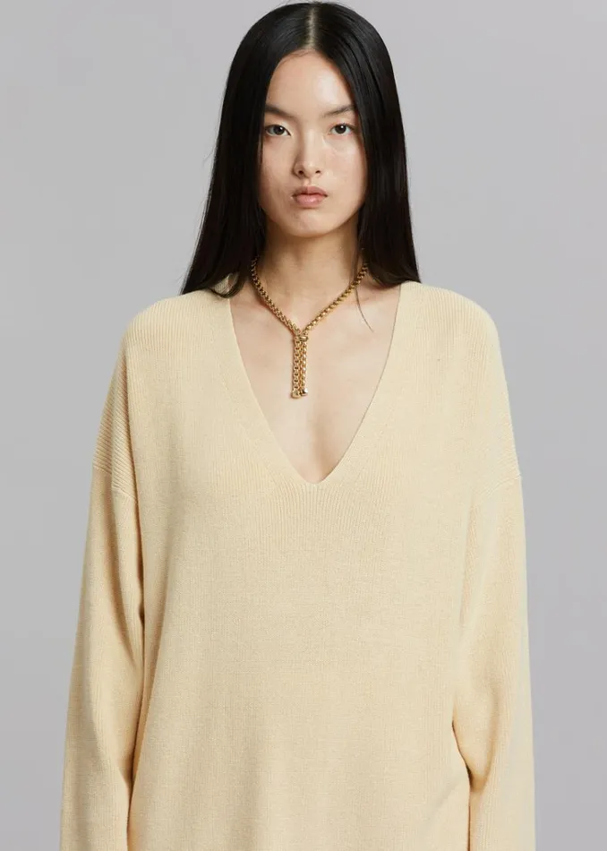 The Frankie Shop Laura Lombardi Martina Necklace 8211 Gold Shop Accessories