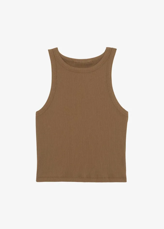 The Frankie Shop Maisy Tank Top 8211 Brown Shop Tops