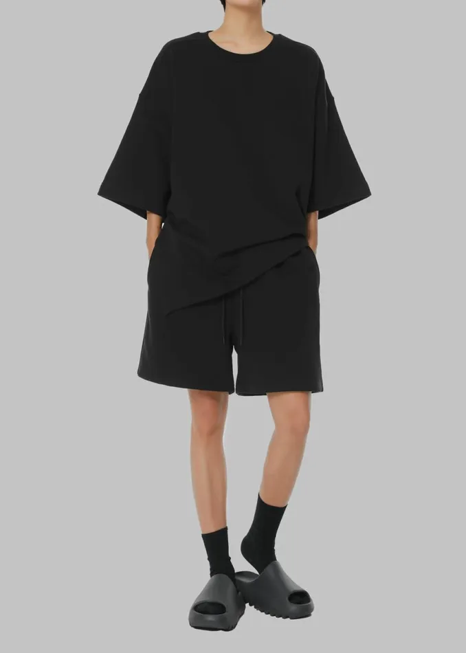The Frankie Shop Memphis Fleece Set 8211 Black Shop Bottoms