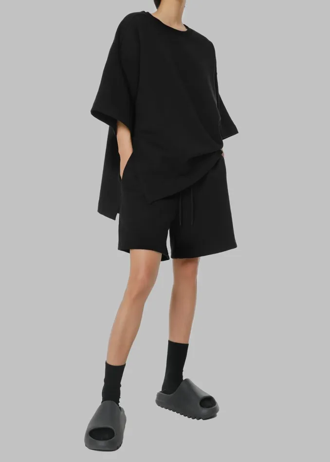 The Frankie Shop Memphis Fleece Set 8211 Black Shop Bottoms