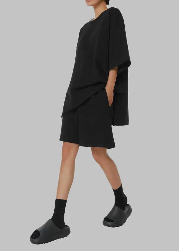 The Frankie Shop Memphis Fleece Set 8211 Black Shop Bottoms