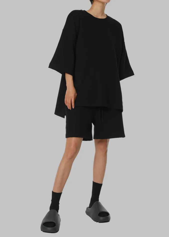 The Frankie Shop Memphis Fleece Set 8211 Black Shop Bottoms
