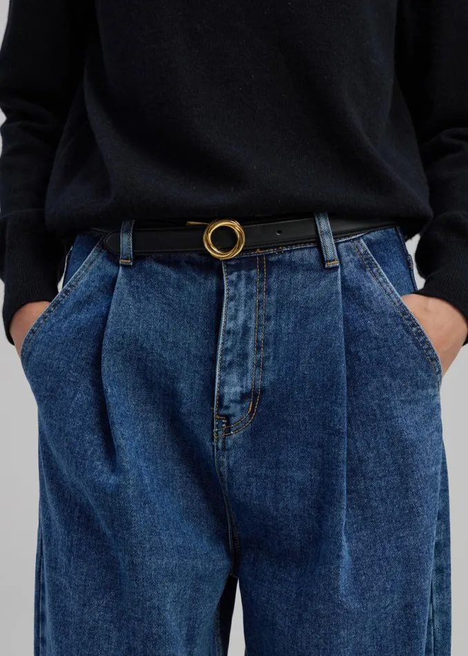 The Frankie Shop Monika Belt 8211 Black Shop Accessories