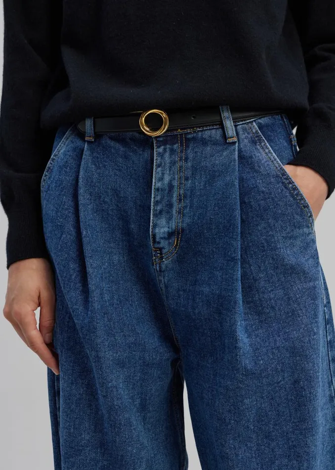 The Frankie Shop Monika Belt 8211 Black Shop Accessories