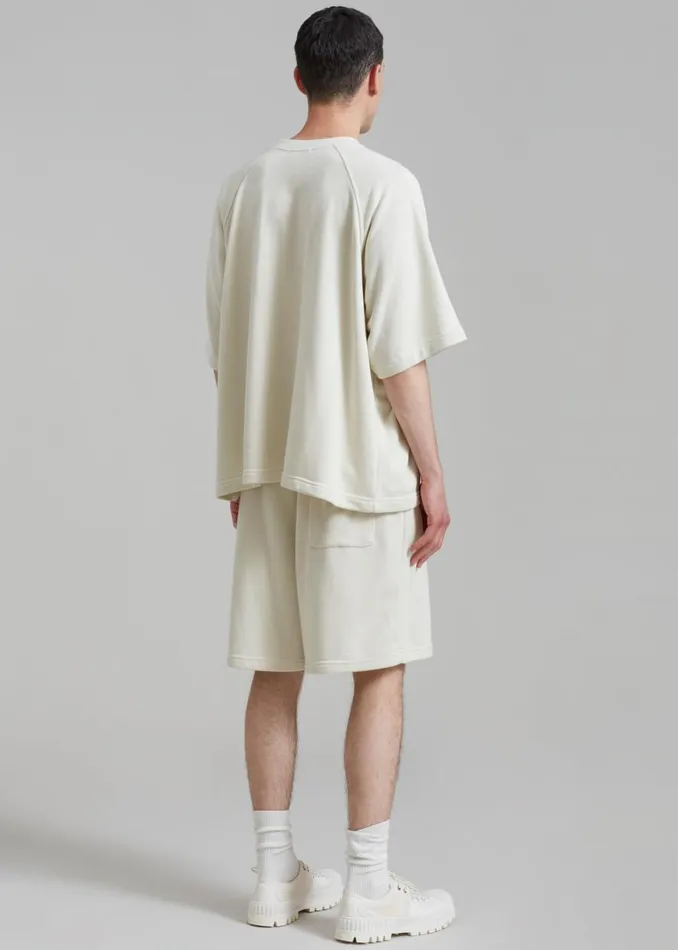 The Frankie Shop Newton Sweat Tee 8211 Beige Shop Clothing