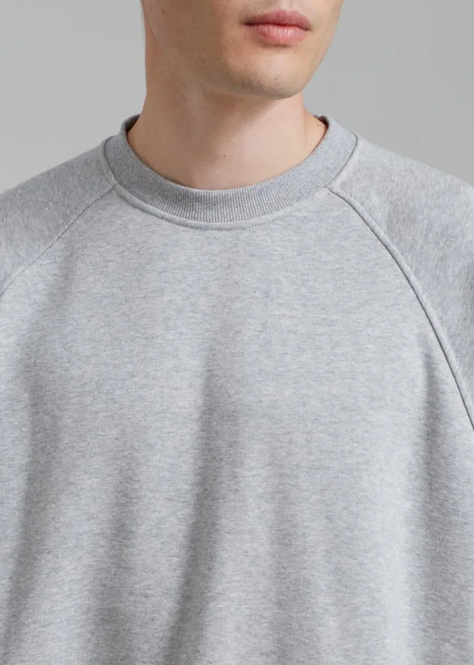 The Frankie Shop Newton Sweat Tee 8211 Grey Shop Clothing