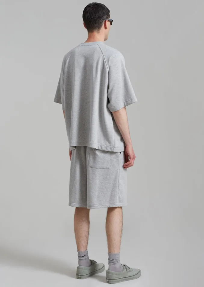 The Frankie Shop Newton Sweat Tee 8211 Grey Shop Clothing
