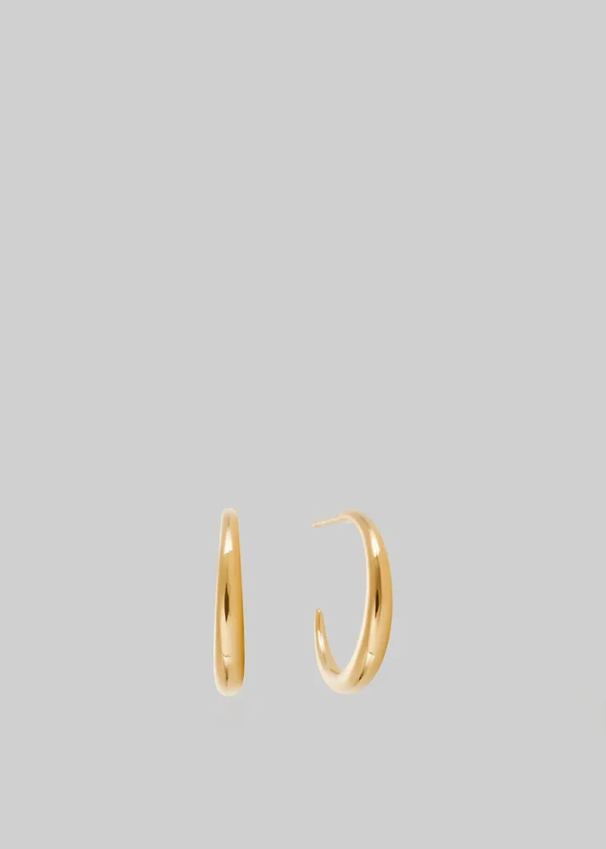 The Frankie Shop Otiumberg Large Graduated Hoops 8211 Gold Shop Accessories