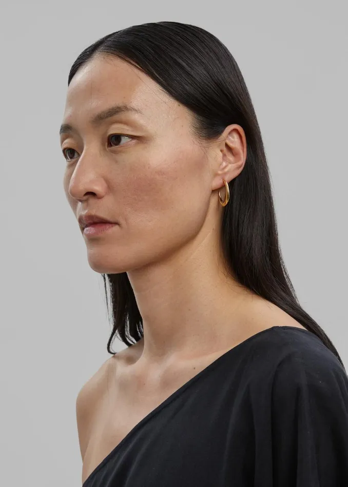 The Frankie Shop Otiumberg Large Graduated Hoops 8211 Gold Shop Accessories