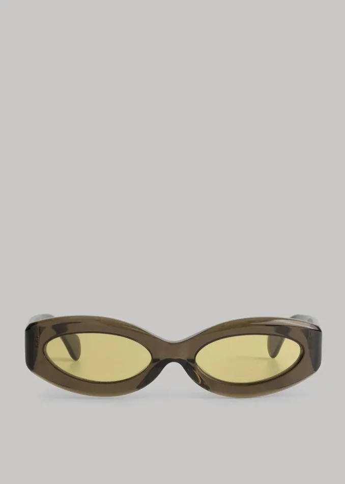 The Frankie Shop Port Tanger Crepuscolo Sunglasses 8211 Cardamom Shop Accessories