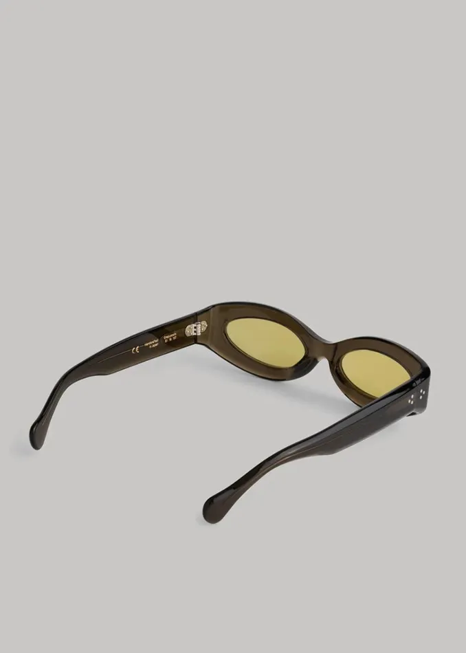 The Frankie Shop Port Tanger Crepuscolo Sunglasses 8211 Cardamom Shop Accessories
