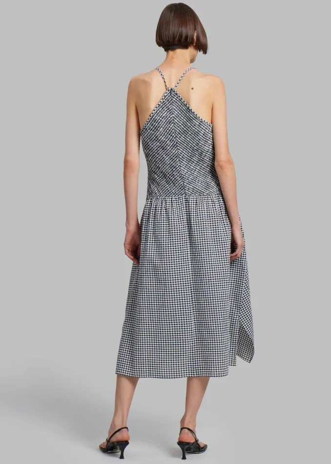 The Frankie Shop Proenza Schouler White Label Gingham Seersucker Smocked Dress 8211 WhiteBlack Shop Dresses