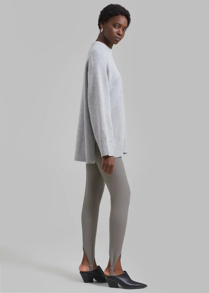 The Frankie Shop REMAIN Dense Jersey Leggings 8211 Wet Weather Shop Clothing