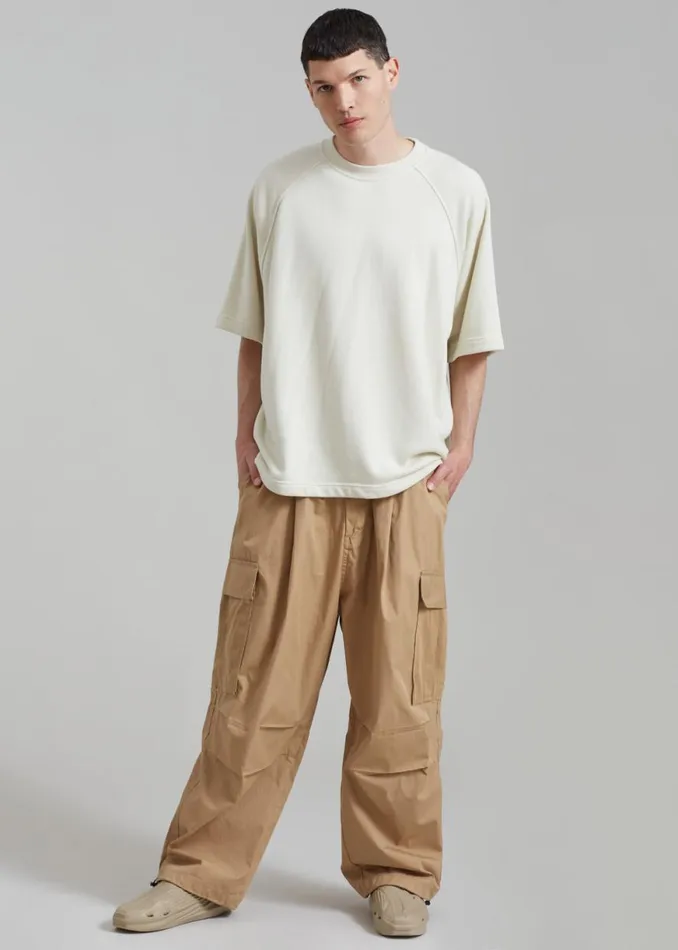 The Frankie Shop Stu Colorblock Cargo Pants 8211 Tan Shop Clothing