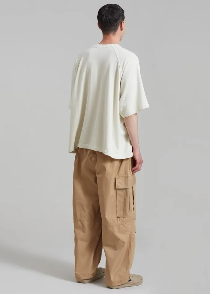 The Frankie Shop Stu Colorblock Cargo Pants 8211 Tan Shop Clothing