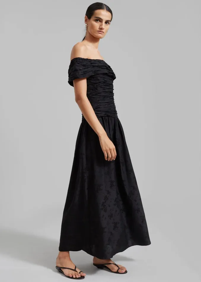 The Frankie Shop The Garment Toulouse OffShoulder Dress 8211 Black Shop Dresses