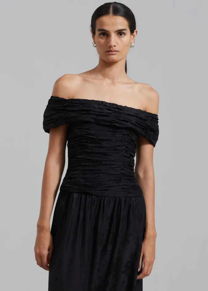 The Frankie Shop The Garment Toulouse OffShoulder Dress 8211 Black Shop Dresses