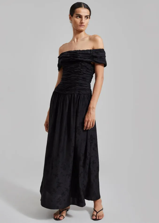 The Frankie Shop The Garment Toulouse OffShoulder Dress 8211 Black Shop Dresses