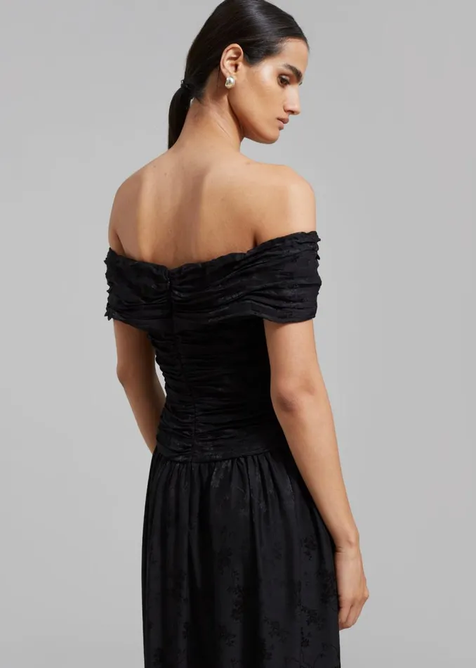 The Frankie Shop The Garment Toulouse OffShoulder Dress 8211 Black Shop Dresses