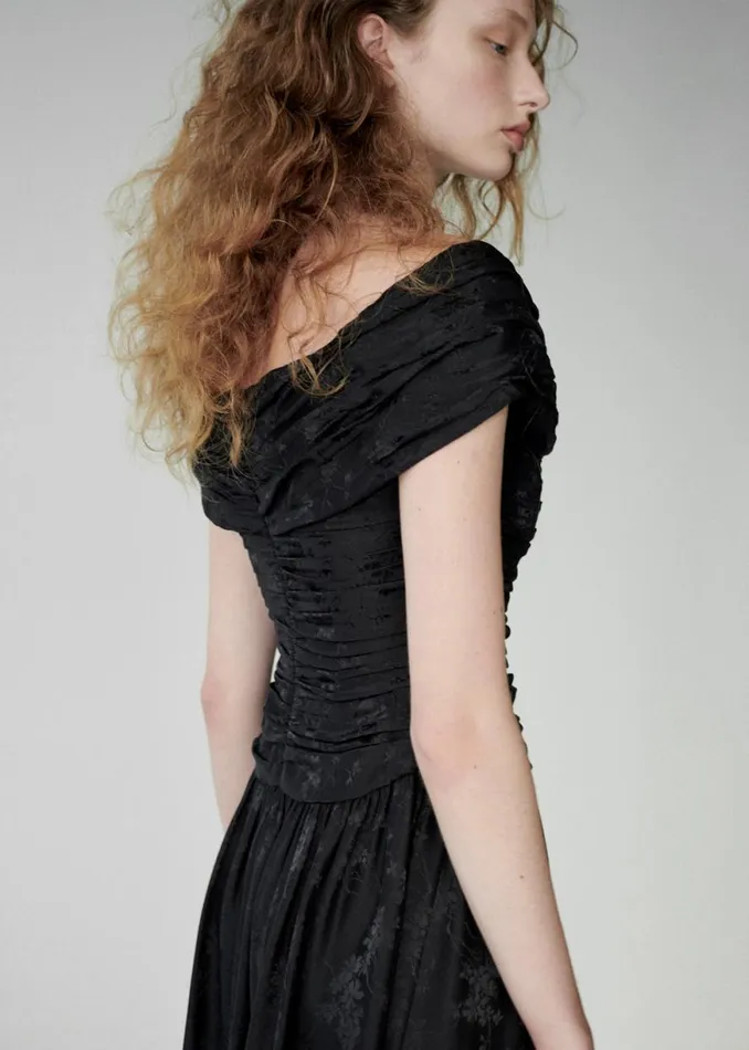 The Frankie Shop The Garment Toulouse OffShoulder Dress 8211 Black Shop Dresses