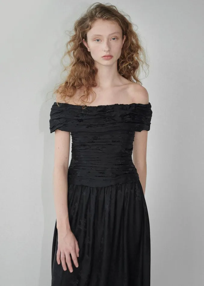 The Frankie Shop The Garment Toulouse OffShoulder Dress 8211 Black Shop Dresses