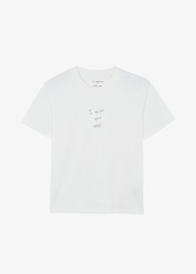 The Frankie Shop X Thomas Llu Slope TShirt 8211 Off WhiteBlack Shop Tops
