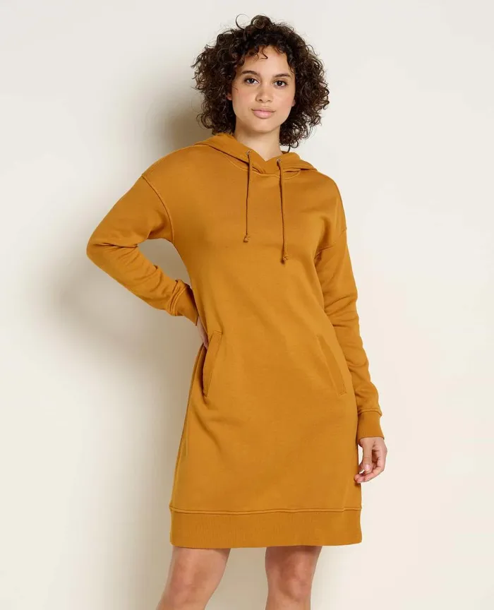 ToadandCo Dresses Hemp Daybreaker Hooded Dress Cardamom 8211 Women039s