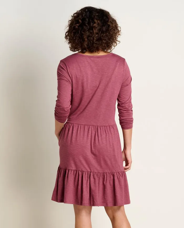 ToadandCo Dresses Marley Tiered Long Sleeve Dress Wild Ginger 8211 Women039s