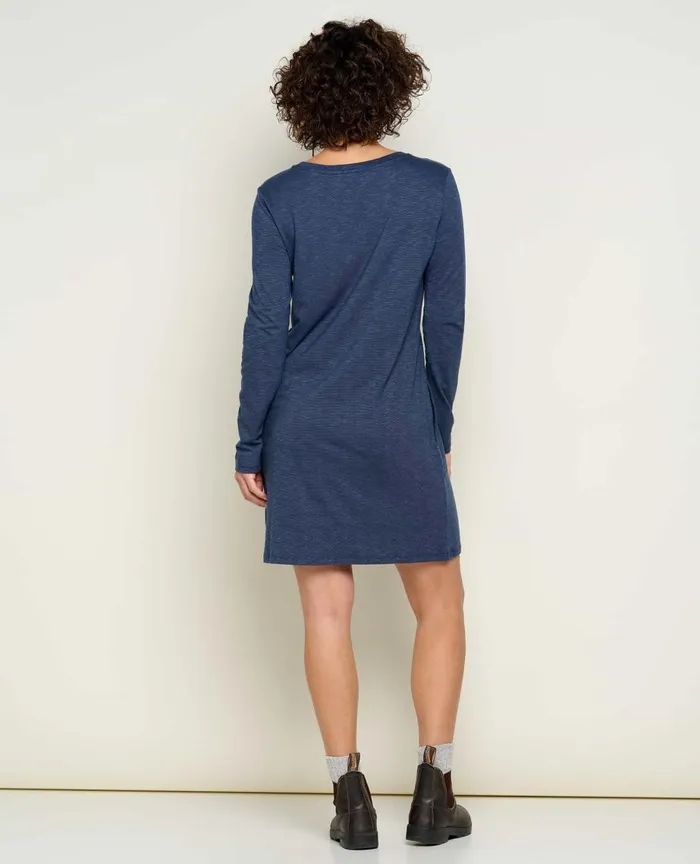 ToadandCo Dresses Windmere II Long Sleeve Dress True Navy 8211 Women039s