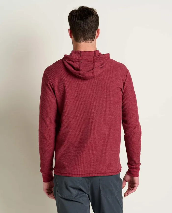 ToadandCo Jackets and Layers Framer II Long Sleeve Hoodie Garnet 8211 Men039s