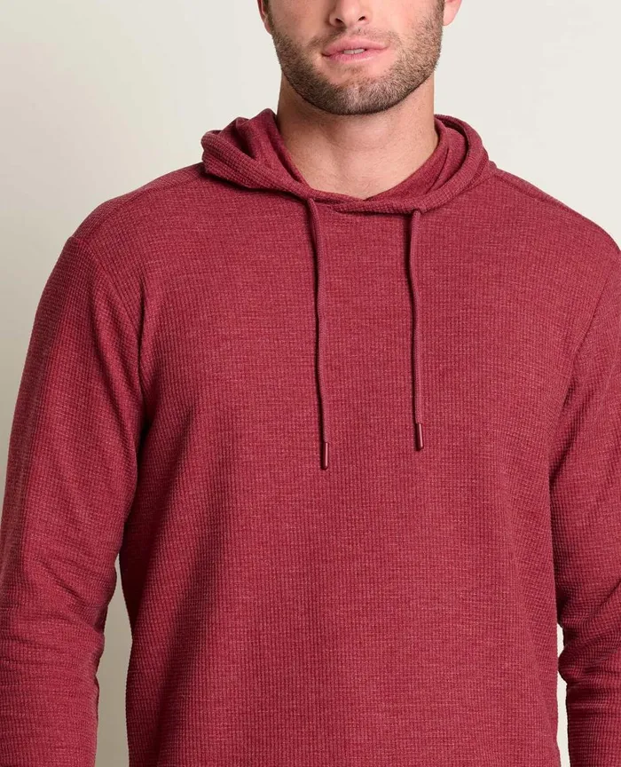 ToadandCo Jackets and Layers Framer II Long Sleeve Hoodie Garnet 8211 Men039s
