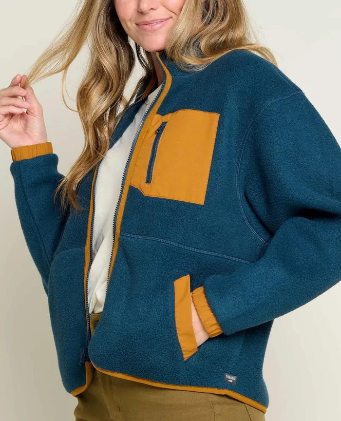 ToadandCo Jackets and Layers Women039s Campo Fleece Jacket Midnight 8211 Women039s