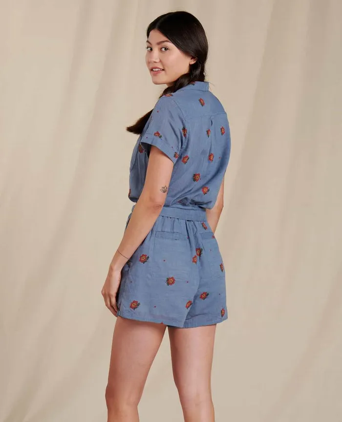 ToadandCo Jumpsuits and Overalls Women039s Camp Cove Romper North Shore Polka Print 8211 Women039s