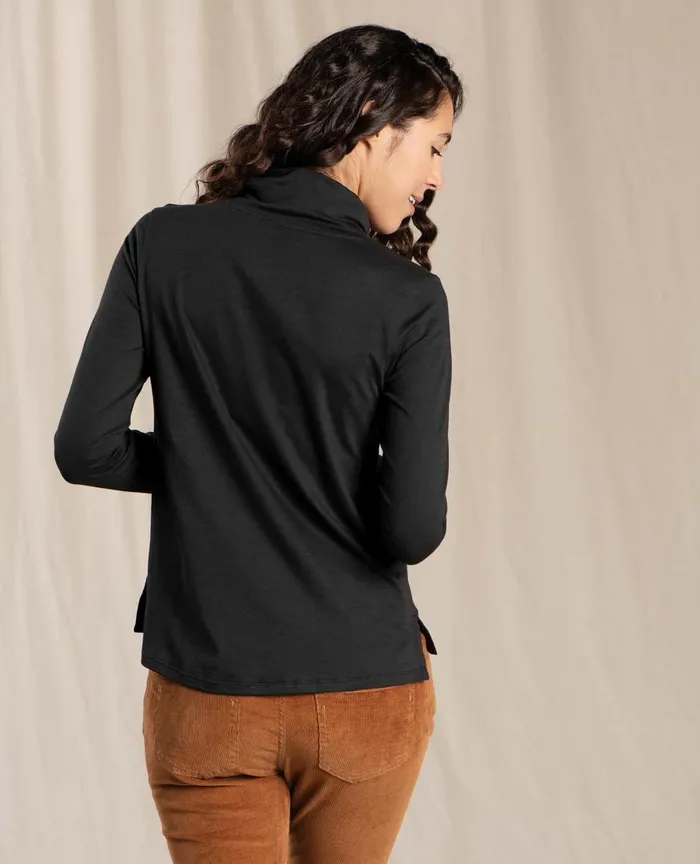 ToadandCo Loungewear and Sleep Maisey Long Sleeve TNeck Black 8211 Women039s