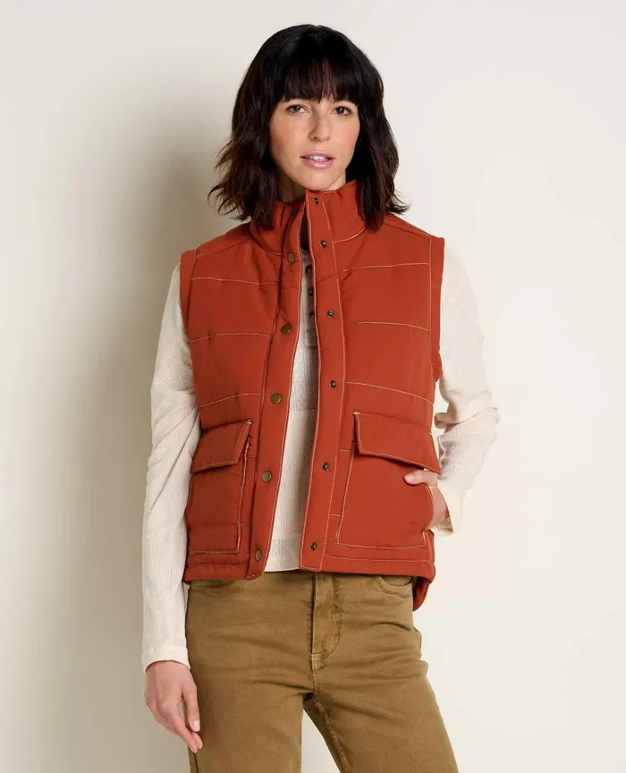 ToadandCo Outerwear Women039s Forester Pass Vest Cinnamon 8211 Women039s
