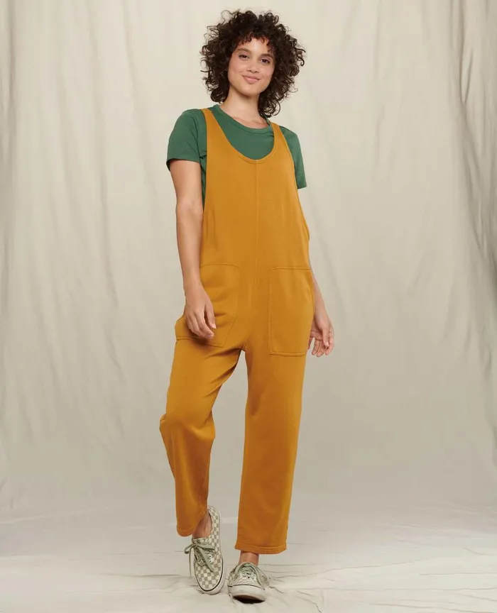 ToadandCo Pants Daybreaker Hemp Jumpsuit Kelp 8211 Women039s