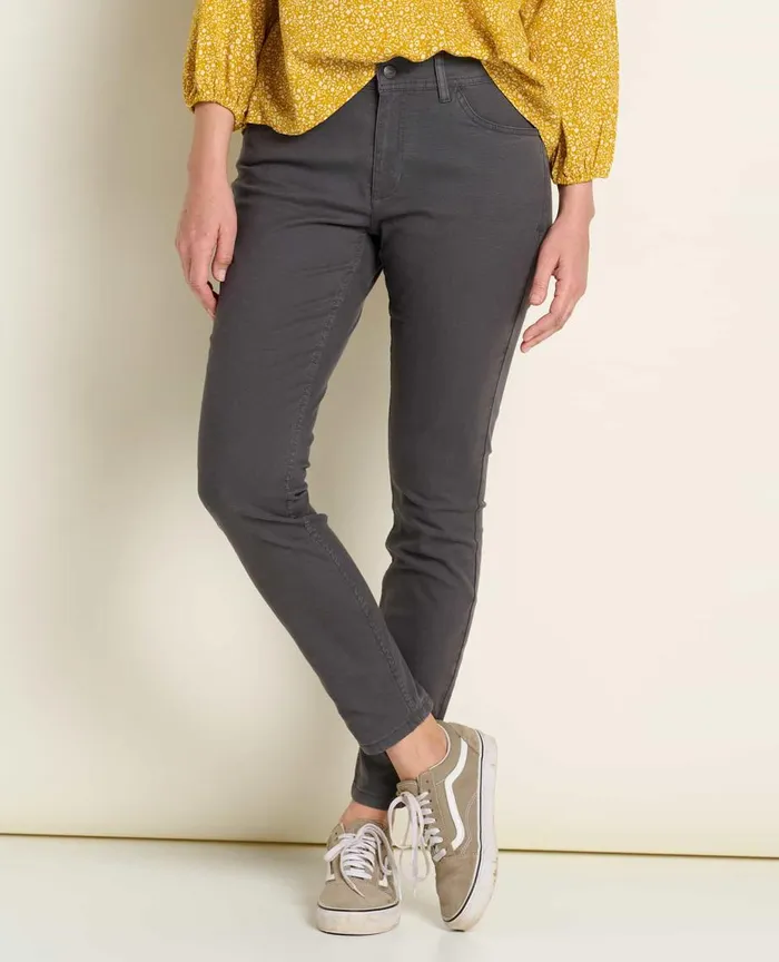 ToadandCo Pants Earthworks 5 Pocket Skinny Pant Soot 8211 Women039s