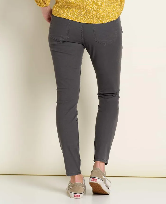 ToadandCo Pants Earthworks 5 Pocket Skinny Pant Soot 8211 Women039s
