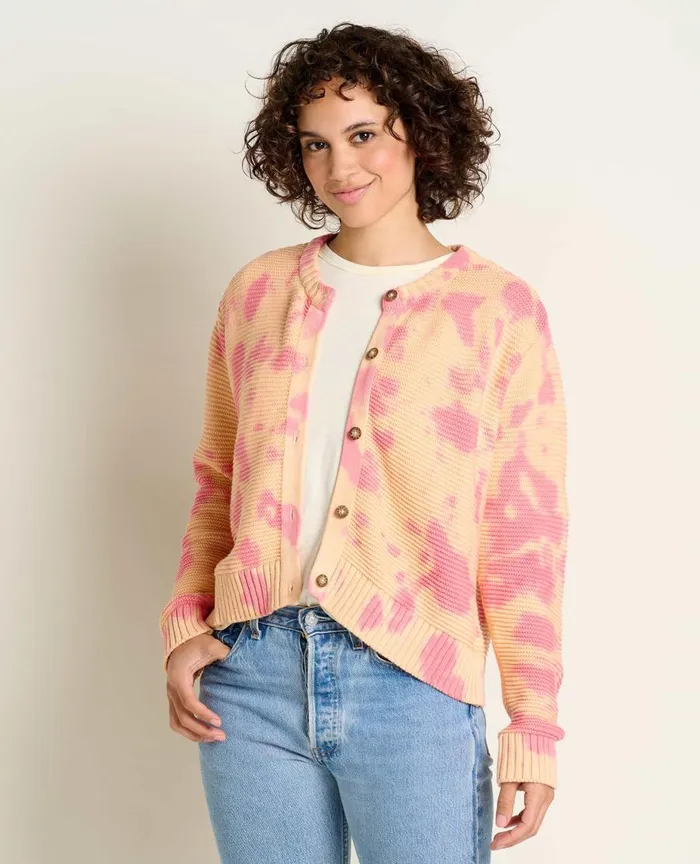 ToadandCo Sweaters Bianca Crew Cardigan Taffy Tie Dye 8211 Women039s